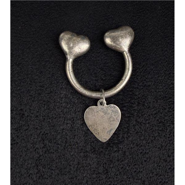 Tiffany & Co Sterling Silver Heart Key Ring