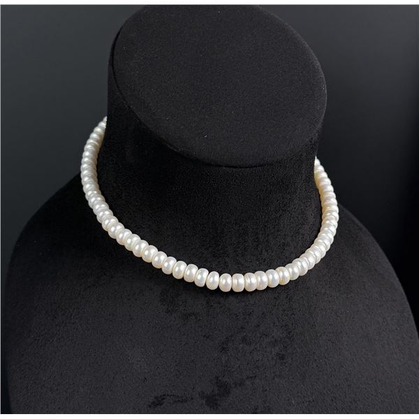 Cultured Pearl Choker Necklace