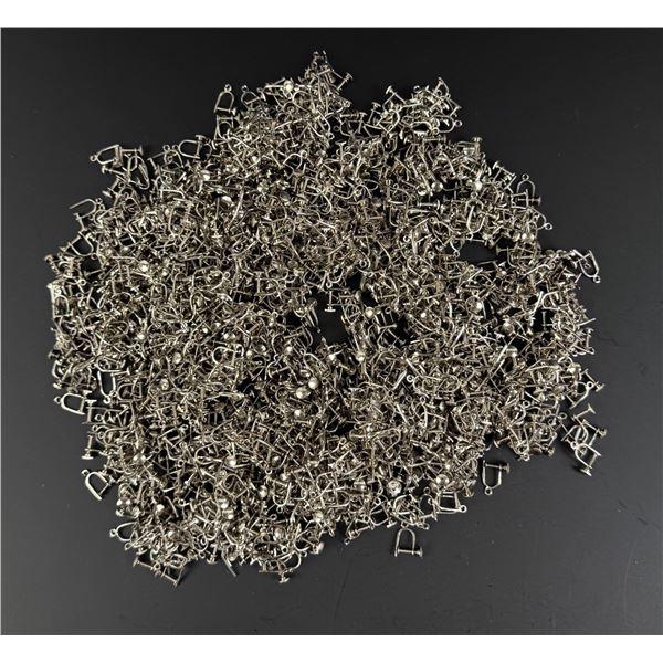 Group of Nickel and Copper Earring Screw Backs