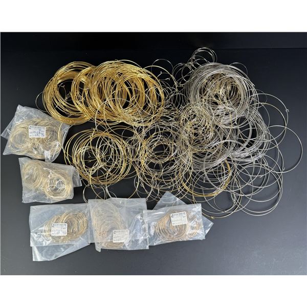 Collection of Gold Plated Jewelry Findings