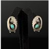 Image 1 : Navajo Sterling Silver Turquoise Earrings