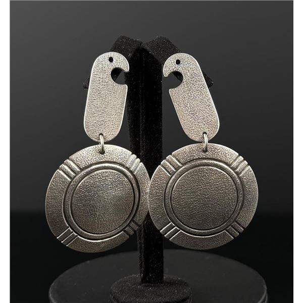 Hopi Sterling Silver Earrings