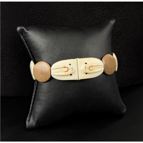 Alaskan Inuit Eskimo Walrus Ivory Bracelet