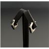 Image 2 : Zuni Sterling Silver Inlaid Earrings