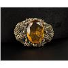 Image 1 : Art Deco Filigree Paste Rhinestone Brooch