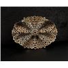 Image 2 : Art Deco Filigree Paste Rhinestone Brooch