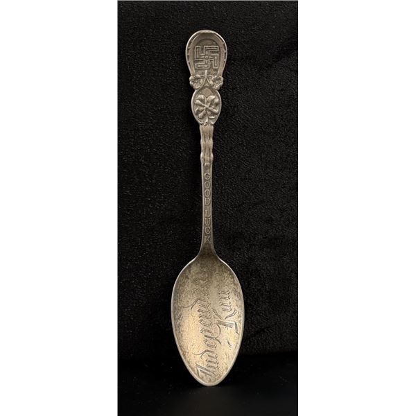 Good Luck Sterling Silver Whirling Log Spoon