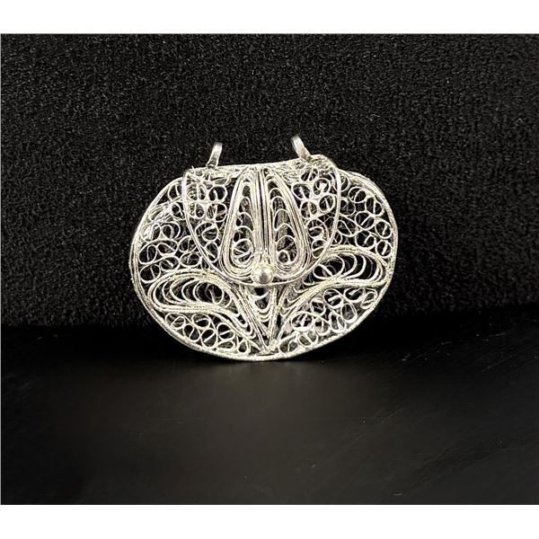 Sterling Silver Filigree Rosary Box