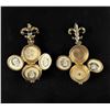 Image 3 : Coro Pegasus Fleur de Lis Locket Brooches