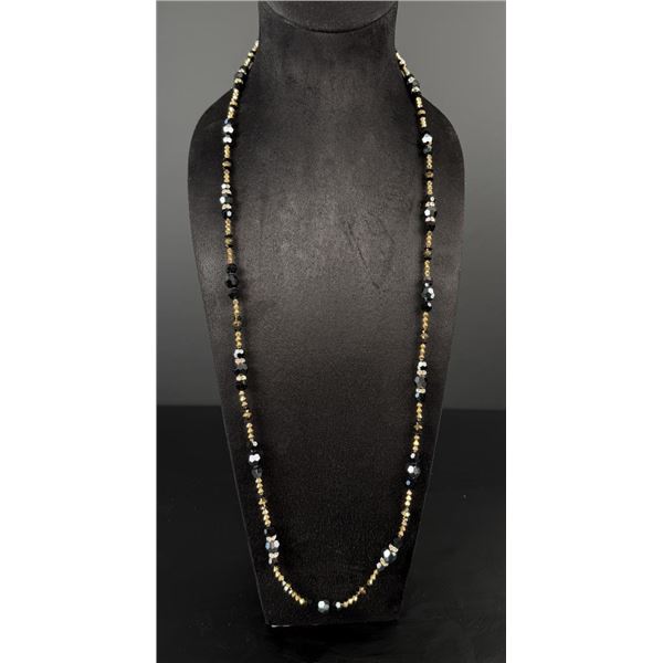 HW Silver and Glass Bead Necklace