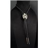 Image 2 : Thomas Singer Navajo Sterling Turquoise Bolo Tie