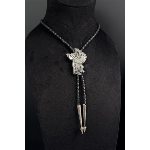 Dennis Howard Hopi Kachina Dancer Bolo Tie