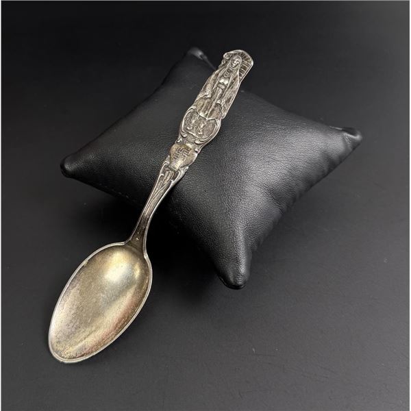 Navajo Sterling Silver Whirling Log Squaw Spoon