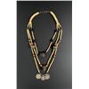 Image 3 : African Triple Strand Coin Necklace