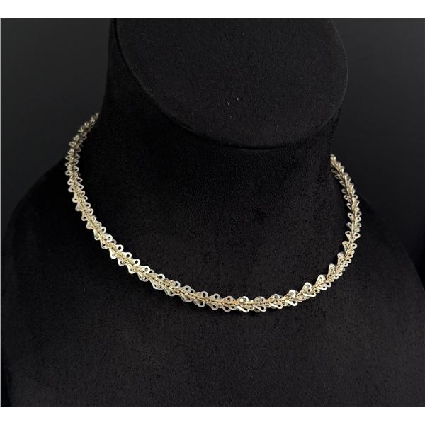 Milor Sterling Silver Lace Chain Necklace