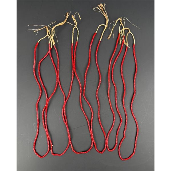 Hudsons Bay Red White Heart Trade Beads