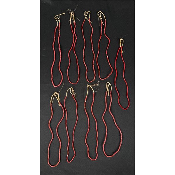 Hudsons Bay Red White Heart Trade Beads