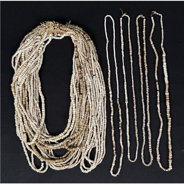 Group of White Native American Trade Beads