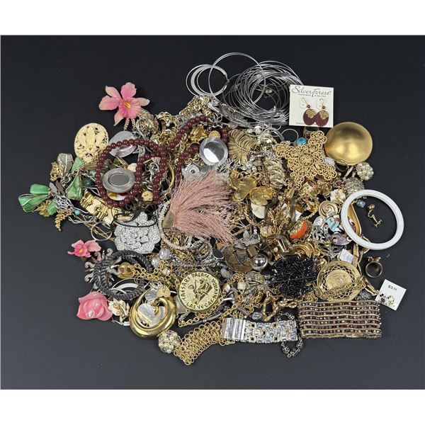 5 Pounds of Signed Costume Jewelry