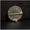 Image 2 : Sterling Silver Enamel Saint George Coin Brooch