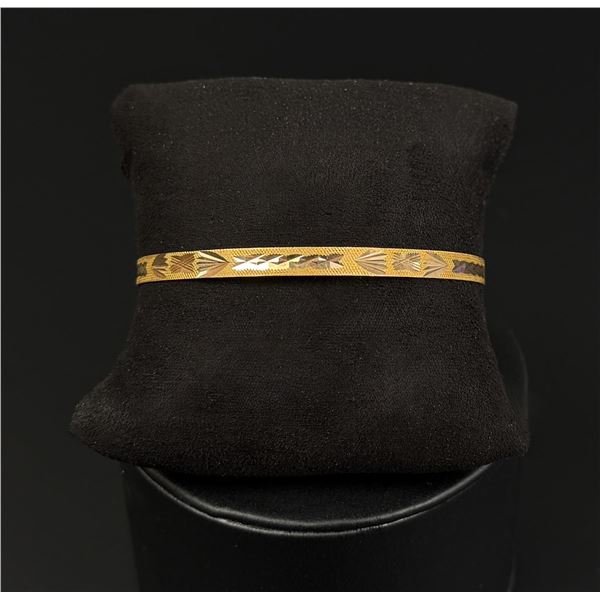 12K Gold Bangle Bracelet