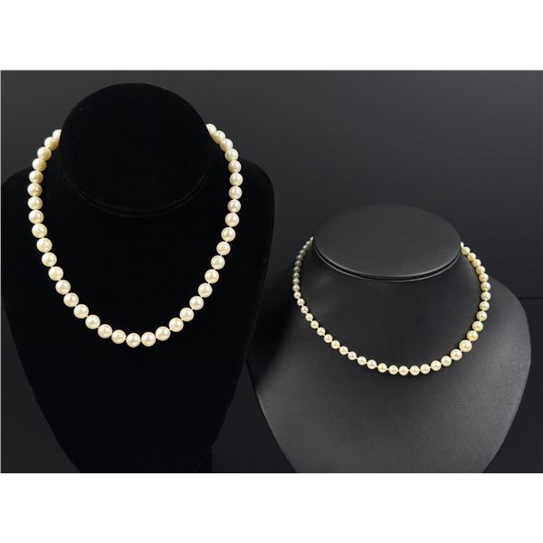 14k Gold Cultured Pearl Necklaces