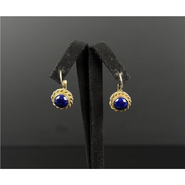 Sterling Silver Lapis Lazuli Earrings