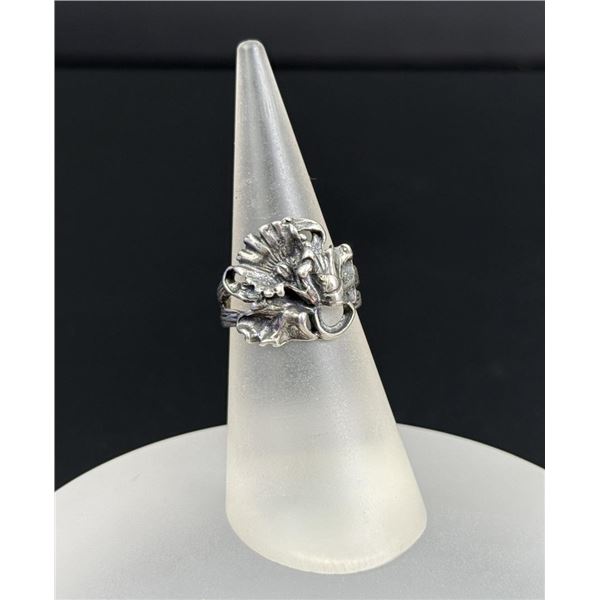 Sterling Silver Flower Blossom Ring