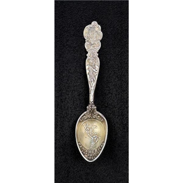 Sterling Silver Pan American Exposition 1901 Spoon