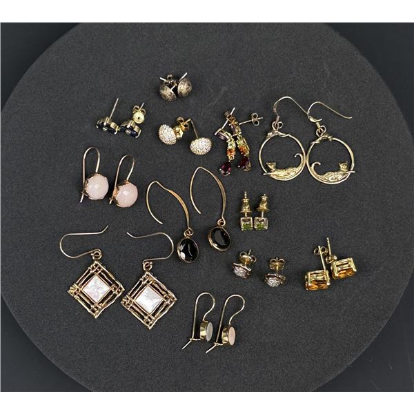 Collection of Sterling Silver Earrings