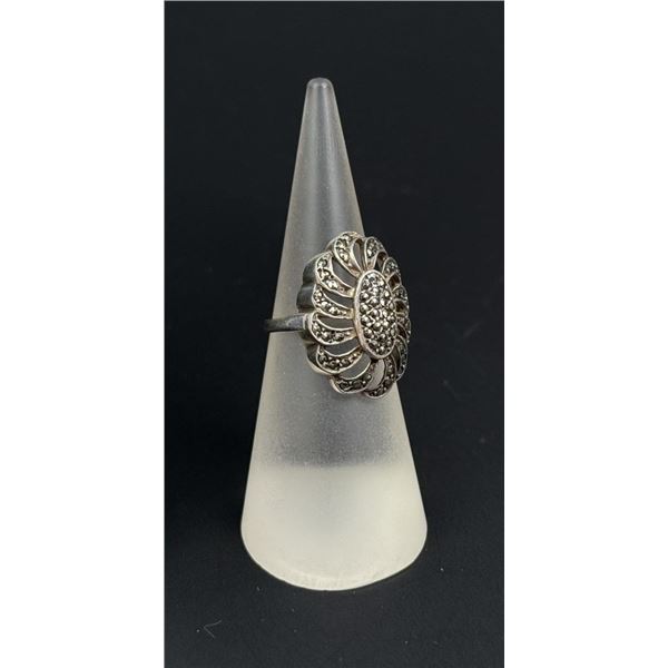 Sterling Silver Marcasite Ring