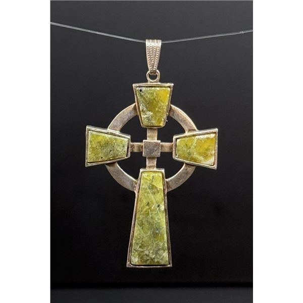 Sterling Silver Irish Connemara Cross Pendant