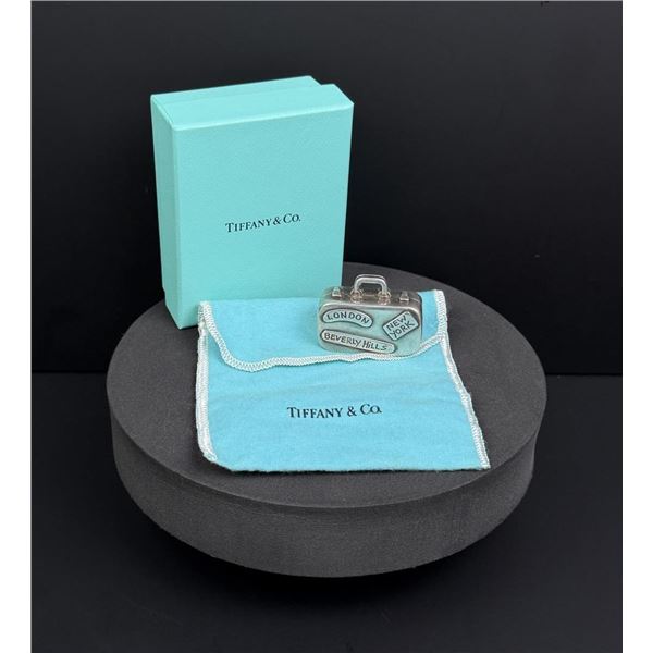 Tiffany & Co Sterling World Travler Suitcase