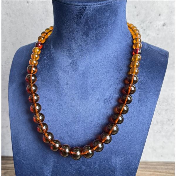 Baltic Amber Bead Necklace