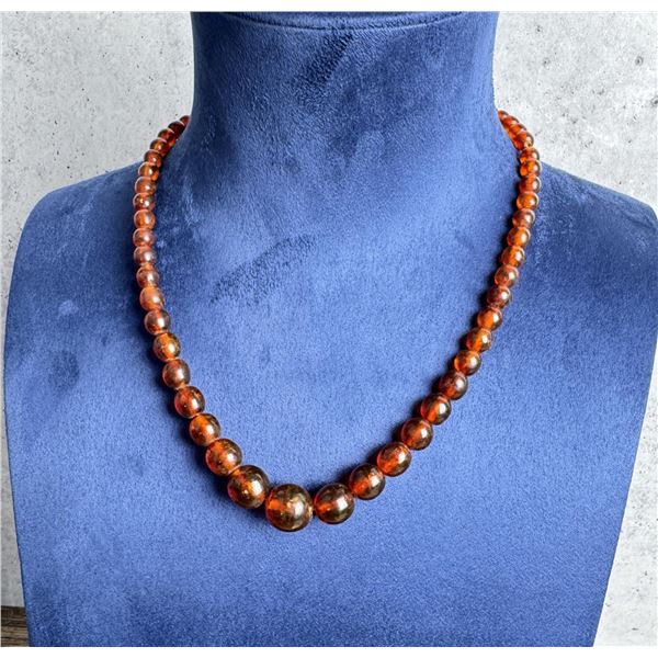 Baltic Amber Bead Necklace