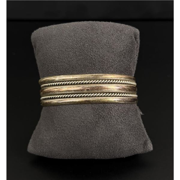 Navajo Sterling Silver Rope Twist Bracelet
