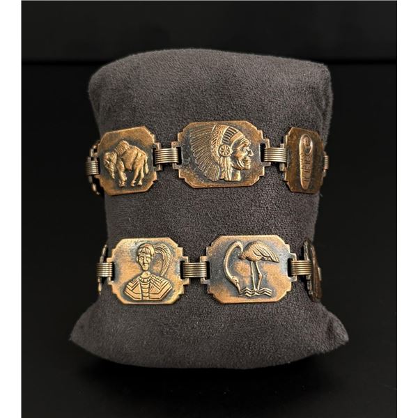 Native American Indian Copper Link Bracelets