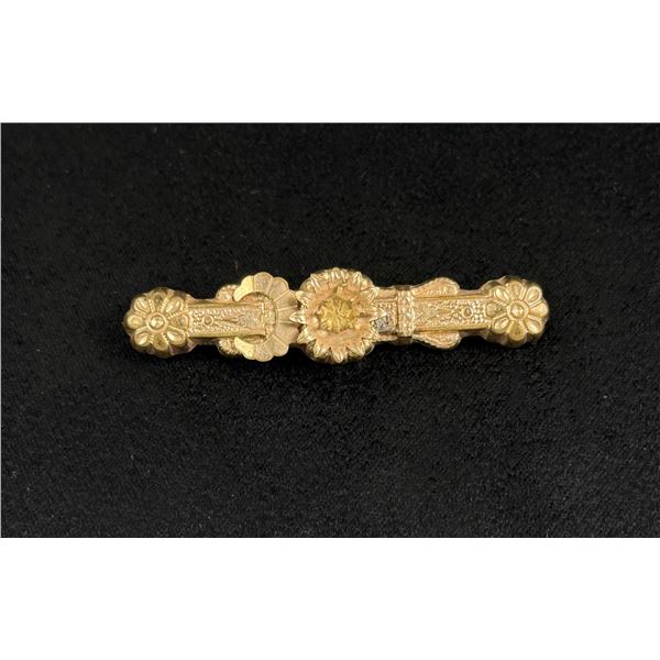 Victorian Gold Filled Brooch