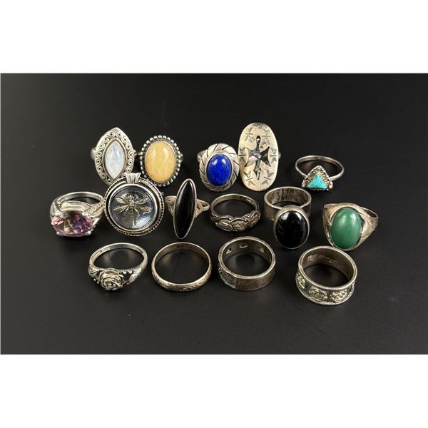 Collection of Sterling Silver Rings