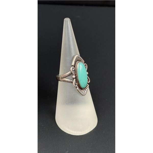 Bell Trading Post Sterling Silver Turquoise Ring