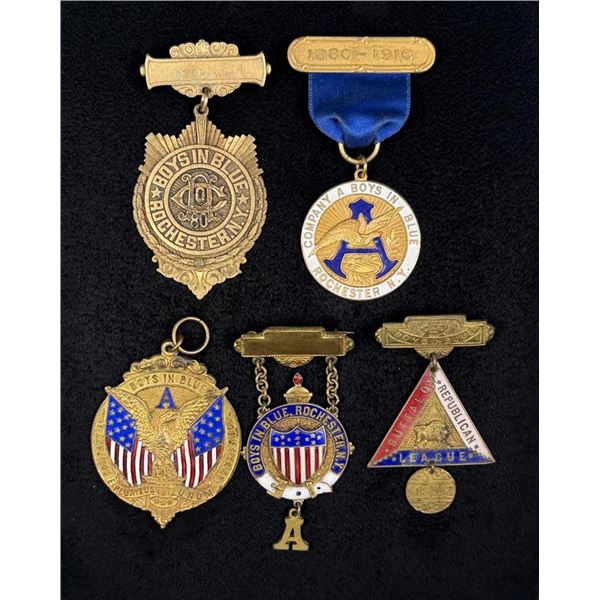 Boys in Blue Fraternal Civil War Medals