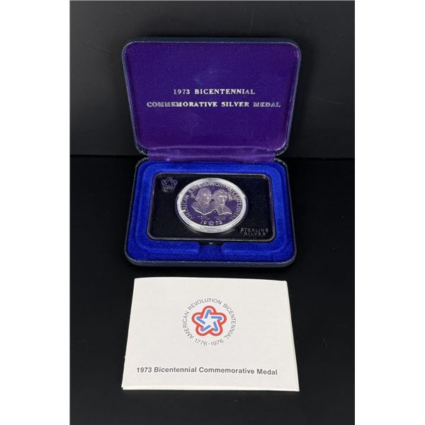 1973 Bicentennial Commemorative Silver Medal Coin