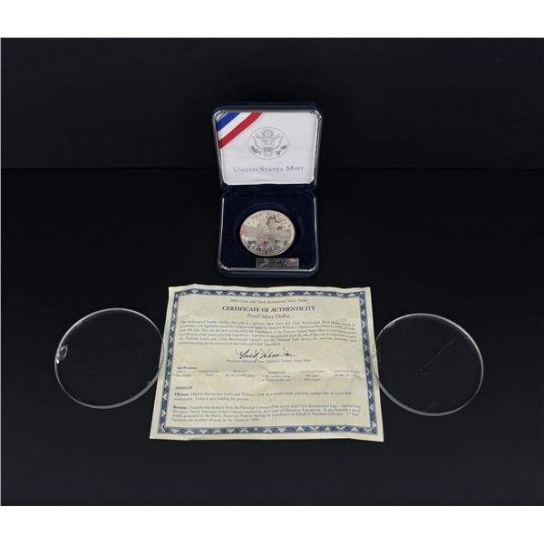 2004 Lewis & Clark Bicentennial Silver Proof Coin