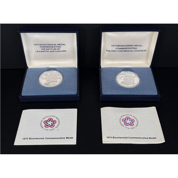 1975 Bicentennial Commemorative Silver Proof Coins