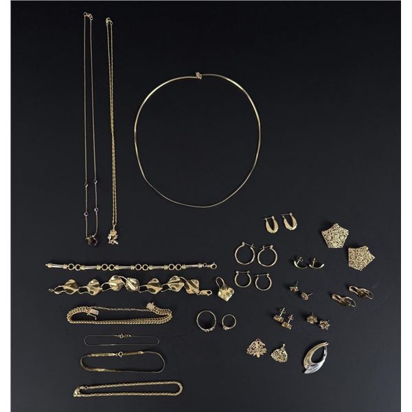 Collection of 14K Gold Jewelry