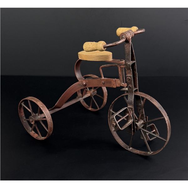 Metal Tricycle Garden Ornament