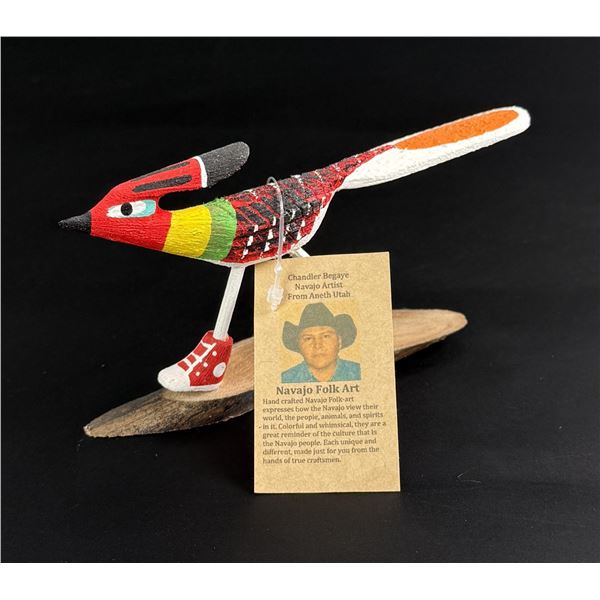 Chandler Begaye Navajo Folk Art Wood Carving