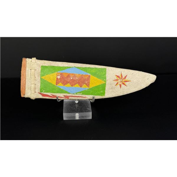 Nez Perce American Indian Parfleche Knife Scabbard