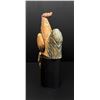Image 4 : Folk Wood Rooster Shelf Sitter