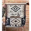 Image 2 : Navajo Indian Two Grey Hills Pictorial Sampler Rug